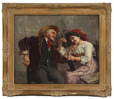 Lot 201 - Jules Zermati (Italian, c.1880-1920)