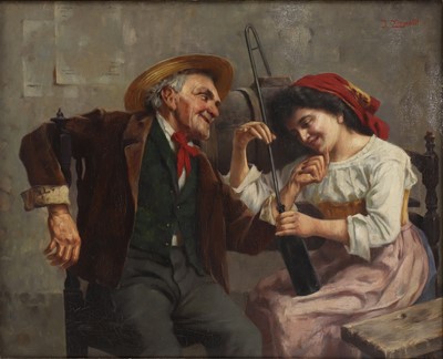 Lot 201 - Jules Zermati (Italian, c.1880-1920)