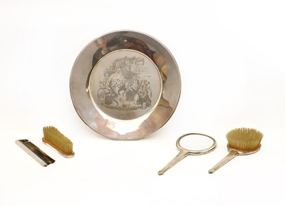 Lot 18 - A silver dish