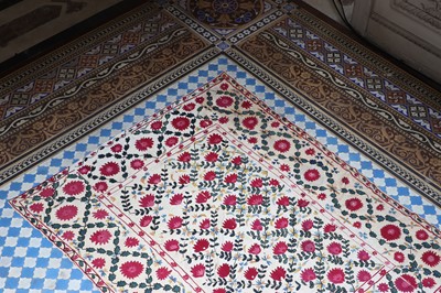 Lot 257 - ☘ An Uzbekistan suzani