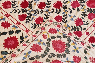 Lot 257 - ☘ An Uzbekistan suzani