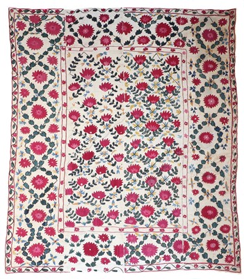 Lot 257 - ☘ An Uzbekistan suzani