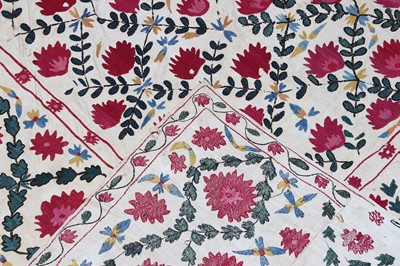 Lot 257 - ☘ An Uzbekistan suzani