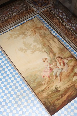 Lot 92 - ☘ An Aubusson tapestry