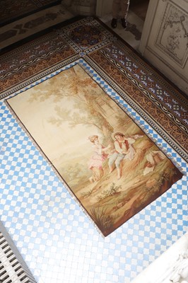 Lot 92 - ☘ An Aubusson tapestry