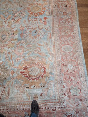 Lot 155 - ☘ A Ziegler Sultanabad pattern carpet