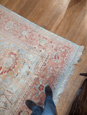 Lot 155 - ☘ A Ziegler Sultanabad pattern carpet