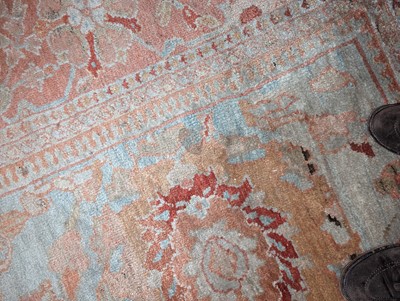 Lot 155 - ☘ A Ziegler Sultanabad pattern carpet