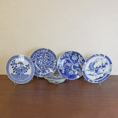 Lot 398 - A collection of Chinese blue and white