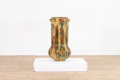 Lot 444 - A glazed earthenware umbrella stand