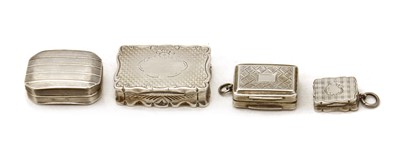 Lot 17 - A group of silver vinaigrettes