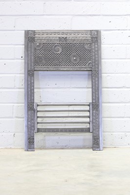 Lot 122 - A cast iron fire surround