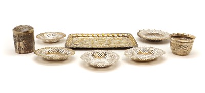 Lot 5 - A collection of silver items