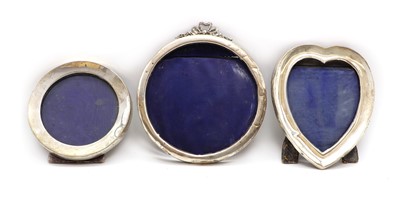 Lot 7 - A group of three silver photograph frames