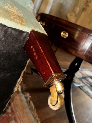 Lot 148 - ☘ A pair of 'Bridgewater' armchairs by Howard & Sons Ltd.