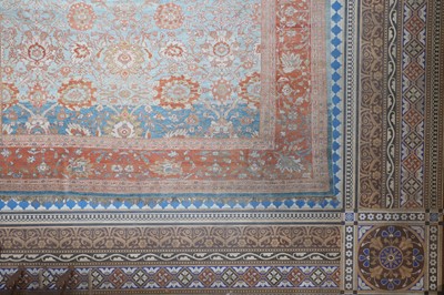 Lot 156 - ☘ A Ziegler Sultanabad pattern wool carpet