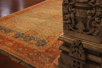 Lot 156 - ☘ A Ziegler Sultanabad pattern wool carpet