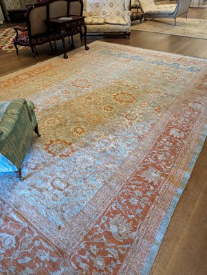 Lot 156 - ☘ A Ziegler Sultanabad pattern wool carpet