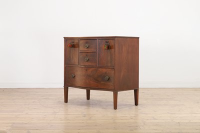 Lot 146 - A George III mahogany serpentine commode