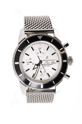 Lot 290 - A stainless steel Breitling 'Superocean Heritage 46 Special' automatic chronograph watch