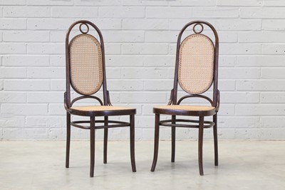 Lot 154 - A pair of Czech 'Model No.17' bentwood chairs