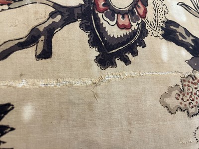 Lot 180 - Two printed mezzaro panels