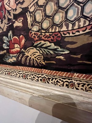 Lot 180 - Two printed mezzaro panels
