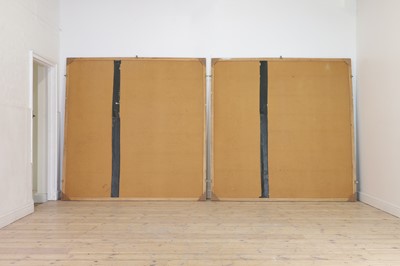 Lot 180 - Two printed mezzaro panels