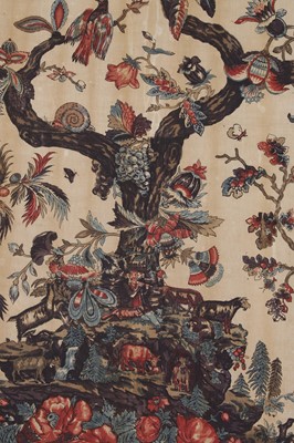 Lot 180 - Two printed mezzaro panels