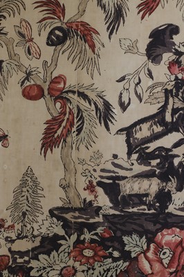 Lot 180 - Two printed mezzaro panels