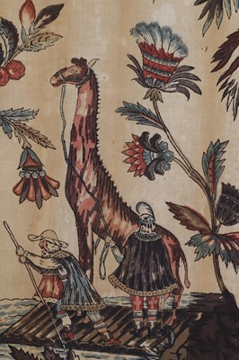Lot 180 - Two printed mezzaro panels