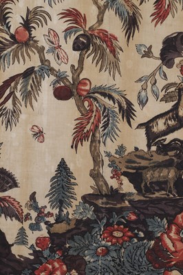 Lot 180 - Two printed mezzaro panels