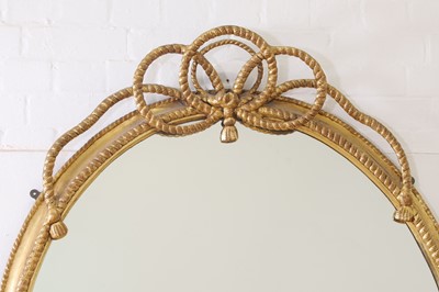 Lot 229 - A Victorian giltwood overmantel mirror