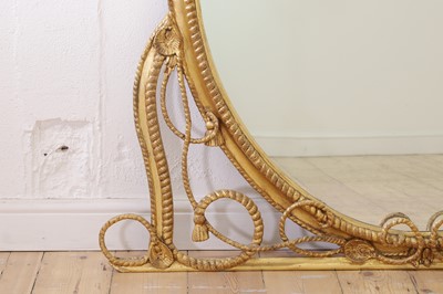 Lot 229 - A Victorian giltwood overmantel mirror