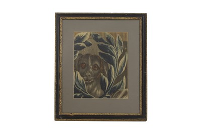 Lot 331 - A verdure tapestry fragment