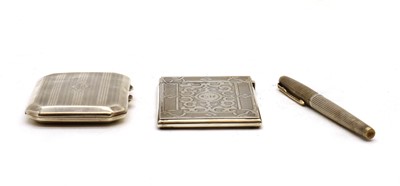 Lot 16 - A Parker Sterling silver fountain pen