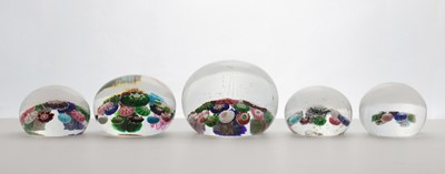 Lot 206 - A group of Clichy glass paperweights