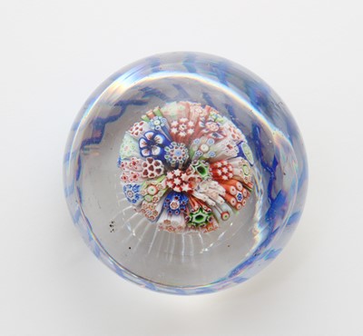 Lot 187 - A Baccarat glass mushroom paperweight
