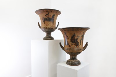 Lot 147 - A pair of Attic-style calyx kraters