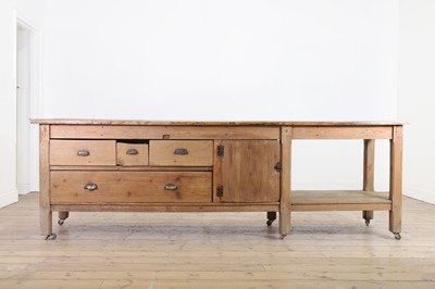Lot 438 - A pine low dresser