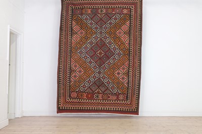 Lot 487 - A Qashq'ai kilim