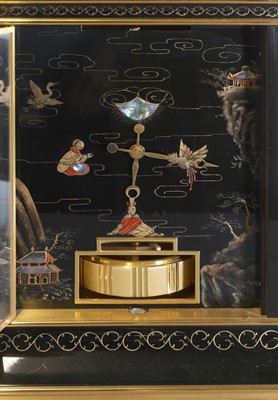 Lot 360 - A Jaeger-LeCoultre 'Atmos Chinoiserie' clock