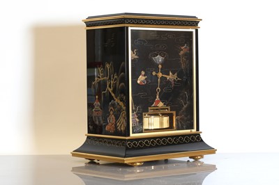 Lot 360 - A Jaeger-LeCoultre 'Atmos Chinoiserie' clock