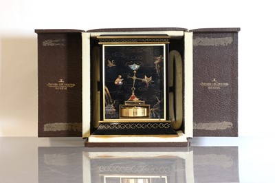 Lot 360 - A Jaeger-LeCoultre 'Atmos Chinoiserie' clock
