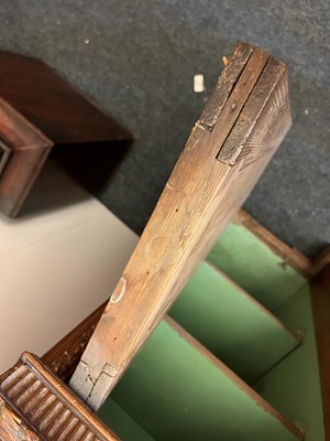Lot 3 - A George II-style carved pine breakfront side cabinet