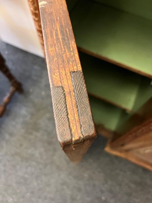 Lot 3 - A George II-style carved pine breakfront side cabinet