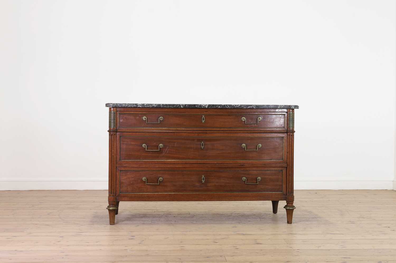 Lot 34 - A Louis XVI mahogany commode