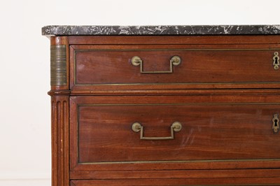 Lot 34 - A Louis XVI mahogany commode
