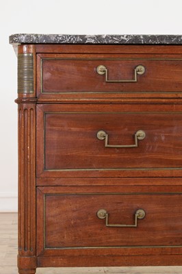 Lot 34 - A Louis XVI mahogany commode