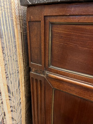 Lot 34 - A Louis XVI mahogany commode